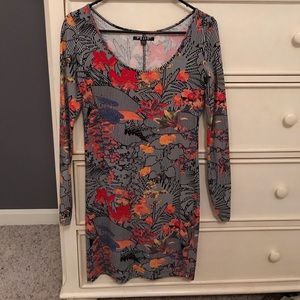Brand new Volcom patterned tight dress